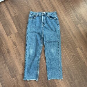 Urban Outfitters Light Blue Straight-Leg Jeans